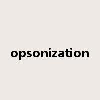 opsonization是什么意思