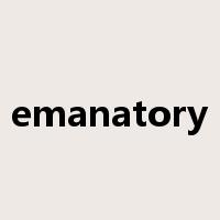 emanatory是什么意思