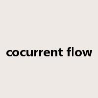 cocurrent flow是什么意思