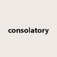 consolatory是什么意思