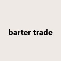 barter trade是什么意思