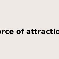 force of attraction是什么意思