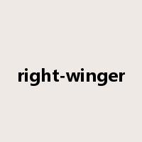 right-winger是什么意思