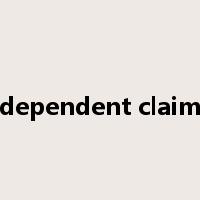 dependent claim是什么意思