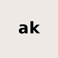 ak是什么意思