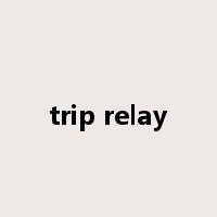 trip relay是什么意思
