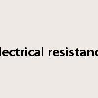 electrical resistance是什么意思