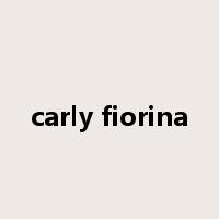 carly fiorina是什么意思