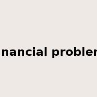 financial problem是什么意思