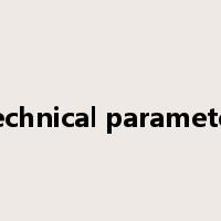 technical parameter是什么意思