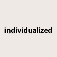 individualized是什么意思