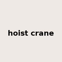 hoist crane是什么意思