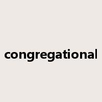 congregational是什么意思