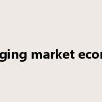 emerging market economy是什么意思