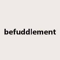 befuddlement是什么意思