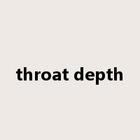 throat depth是什么意思