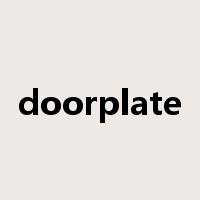 doorplate是什么意思