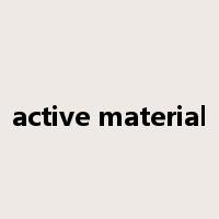 active material是什么意思