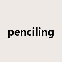 penciling是什么意思