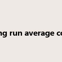 long run average cost是什么意思