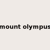 mount olympus是什么意思