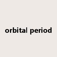 orbital period是什么意思