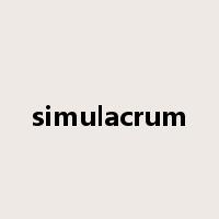simulacrum是什么意思