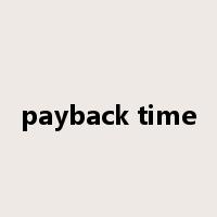 payback time是什么意思