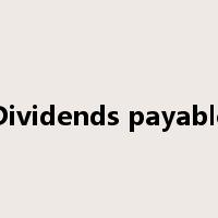 Dividends payable是什么意思