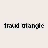 fraud triangle是什么意思