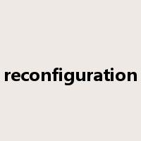 reconfiguration是什么意思
