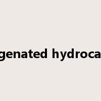 halogenated hydrocarbon是什么意思