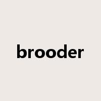 brooder是什么意思