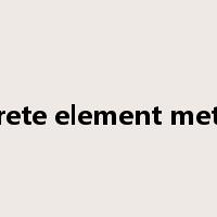 discrete element method是什么意思