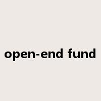 open-end fund是什么意思