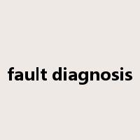 fault diagnosis是什么意思
