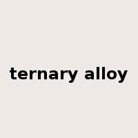 ternary alloy是什么意思