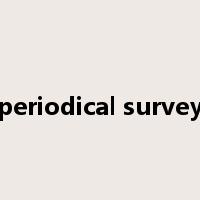 periodical survey是什么意思