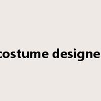 costume designer是什么意思