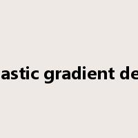 Stochastic gradient descent是什么意思