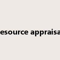 resource appraisal是什么意思