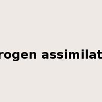 nitrogen assimilation是什么意思