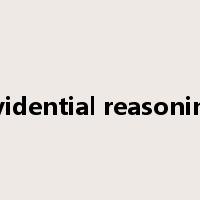evidential reasoning是什么意思