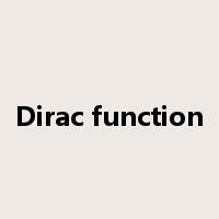 Dirac function是什么意思