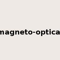 magneto-optical是什么意思