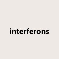 interferons是什么意思