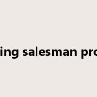 traveling salesman problem是什么意思
