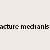 fracture mechanism是什么意思