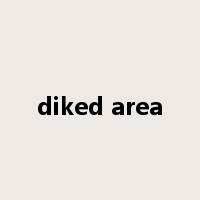 diked area是什么意思