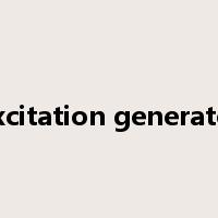 excitation generator是什么意思